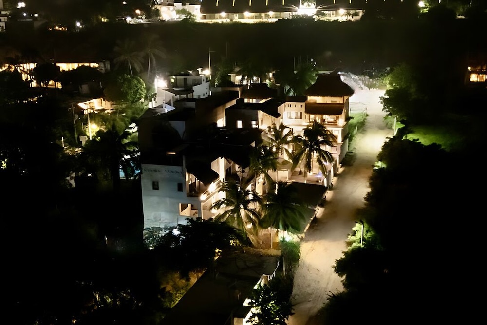 Front of property - evening/night