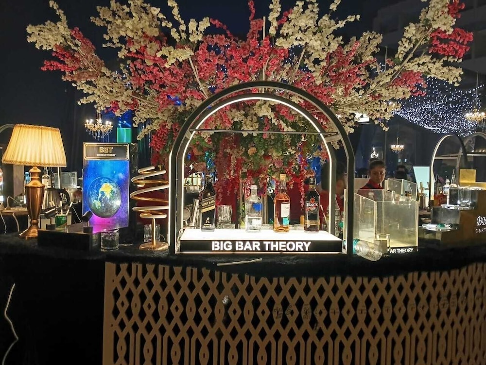 Outdoor wedding area