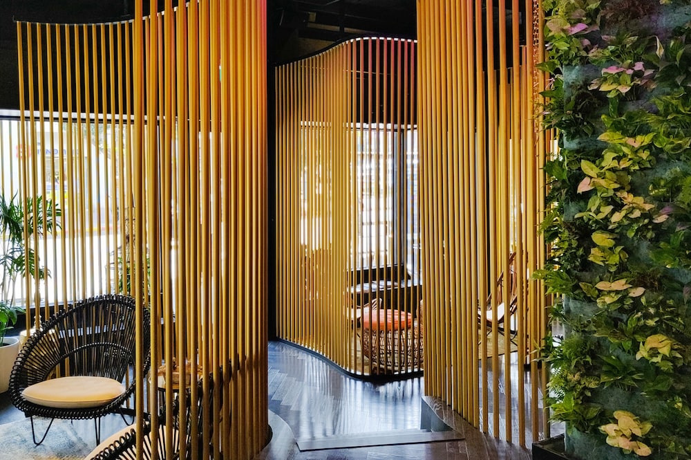 Interior entrance