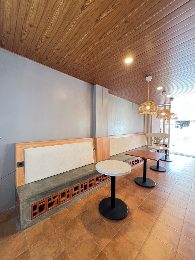 Outdoor banquet area