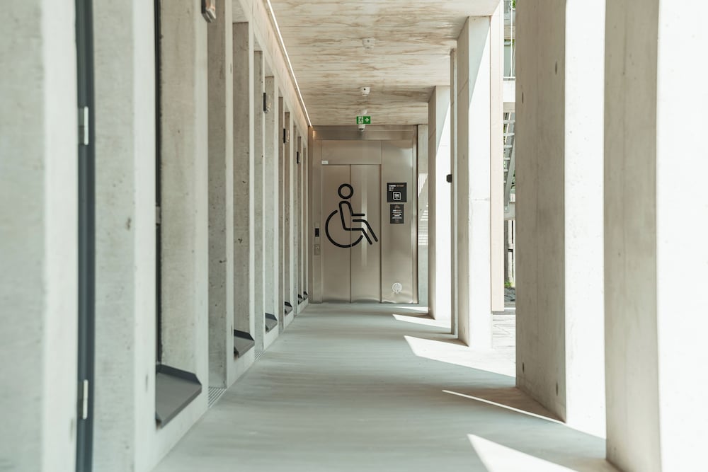 Interior entrance