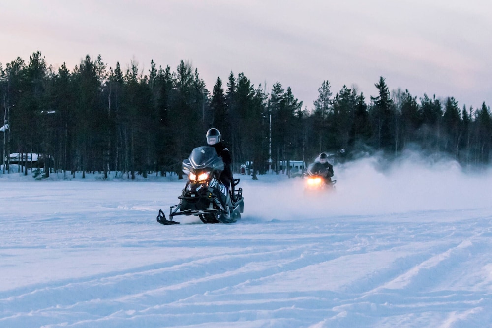 Snowmobiling