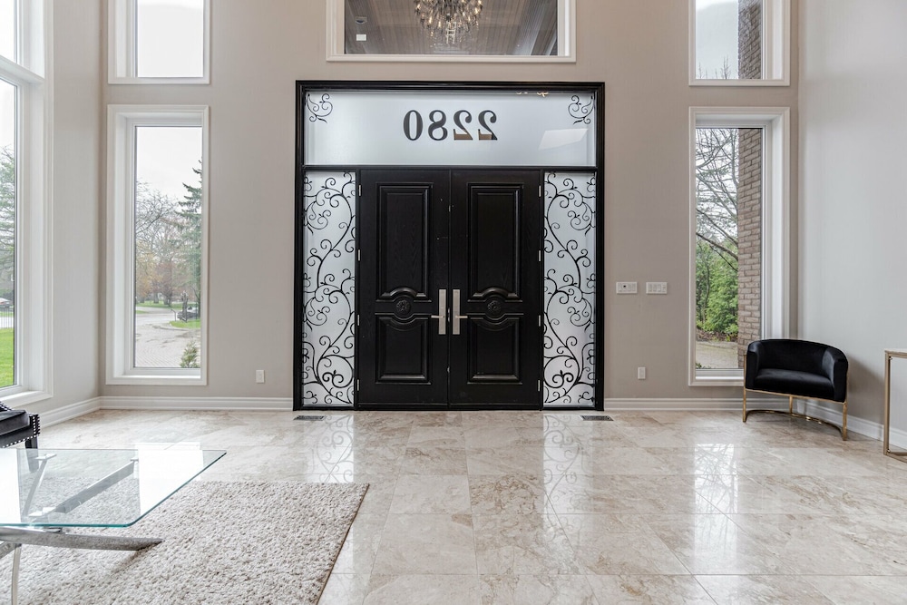 Interior entrance