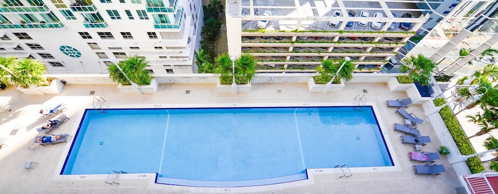 Rooftop pool