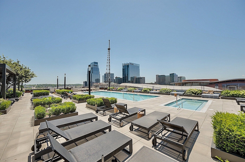 Rooftop pool