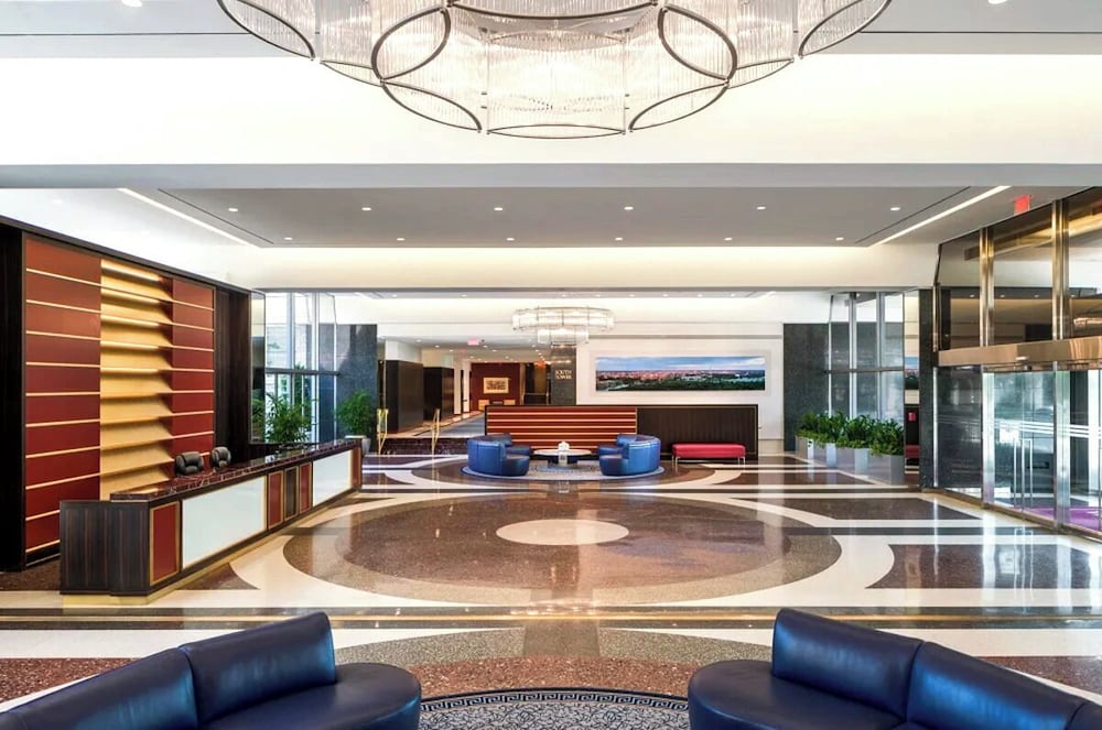 Lobby sitting area