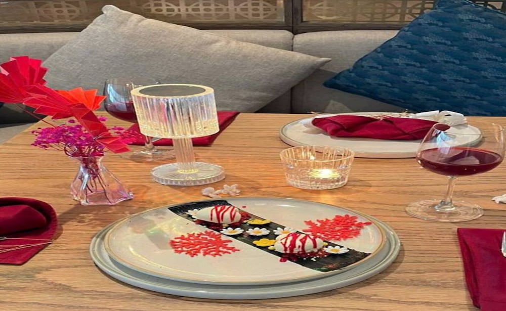 Couples dining