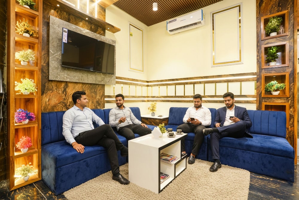 Lobby sitting area