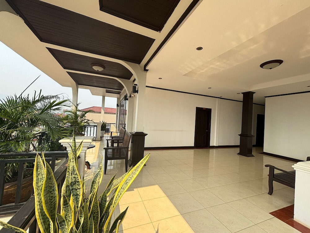 Outdoor wedding area