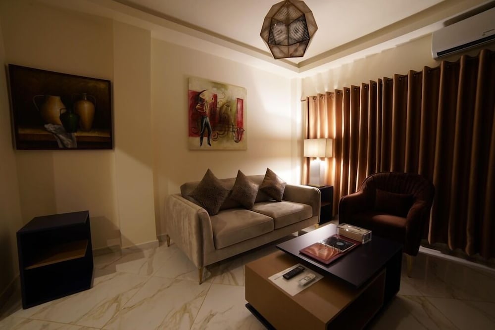 Lobby sitting area