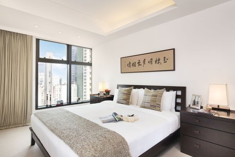Shama Central Hong Kong-Luxury One Bedroom-Bedroom
