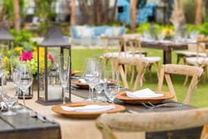 thumbnail: Outdoor wedding area