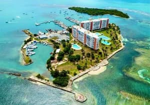 Private Island 1BR Condo with Ocean & Pool View plus WiFi and AC