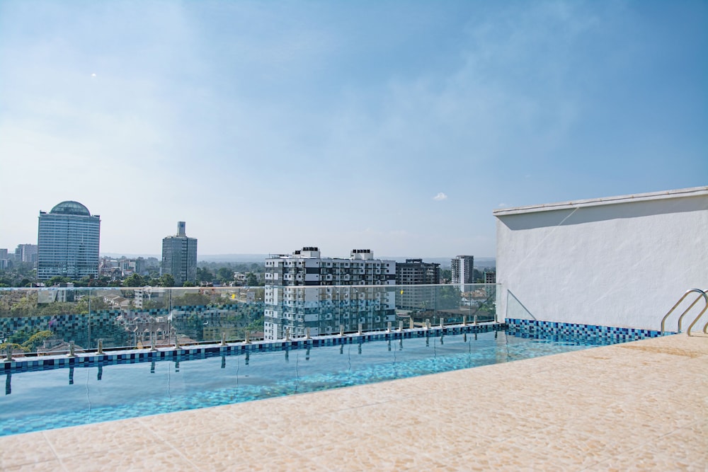 Rooftop pool