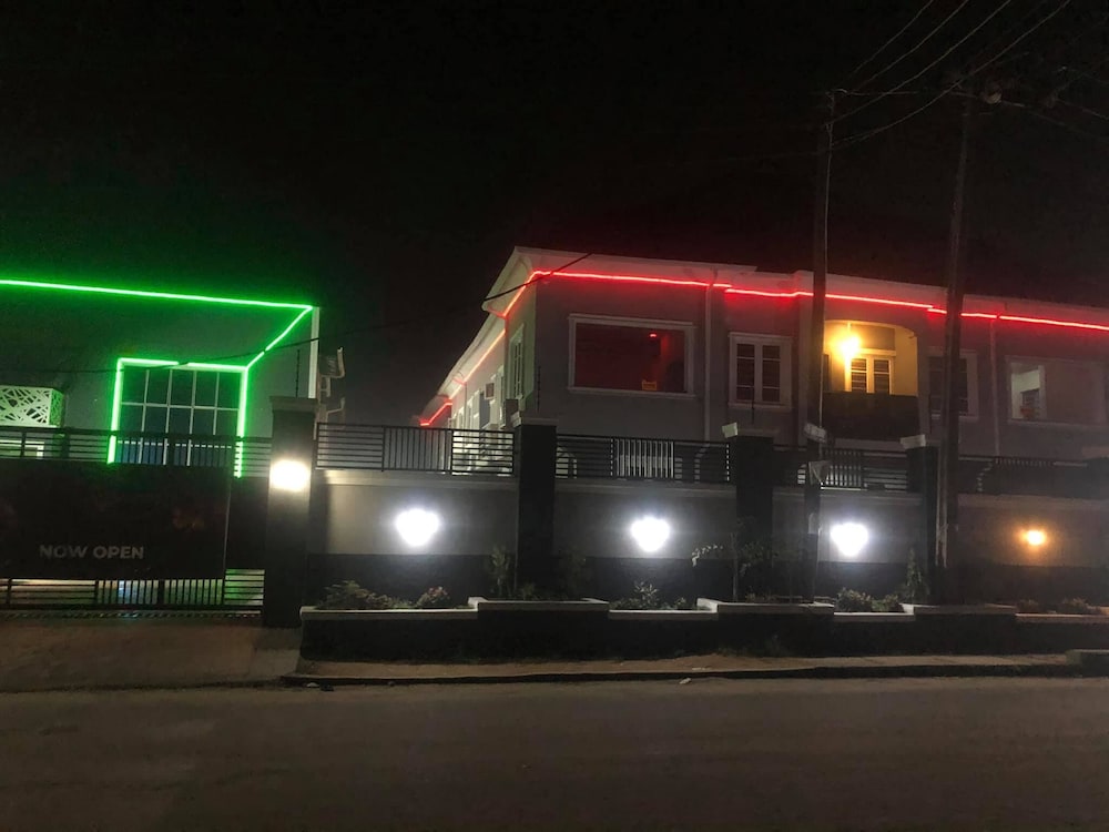 Front of property - evening/night