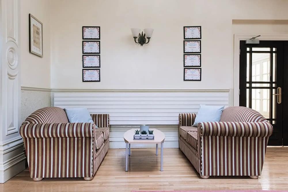 Lobby sitting area