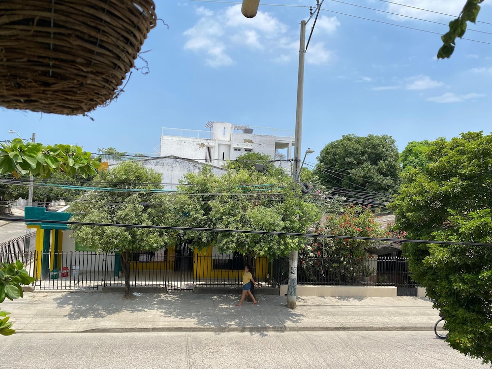Outdoor wedding area