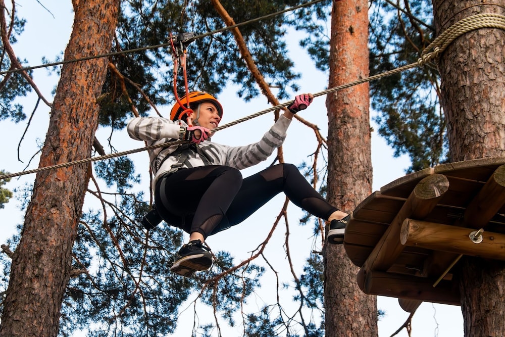 Ziplining