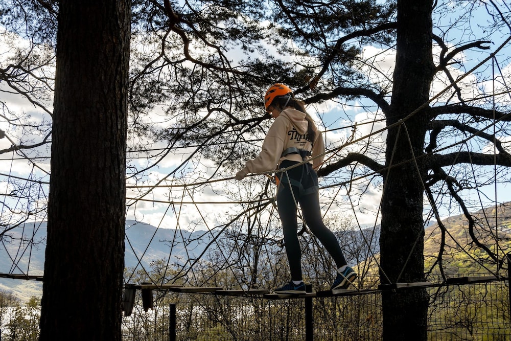 Ziplining