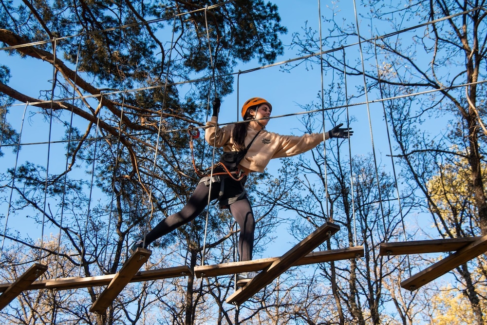Ziplining