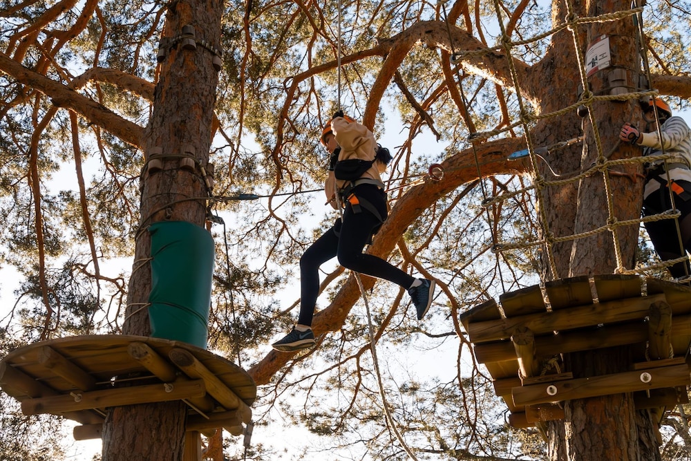 Ziplining