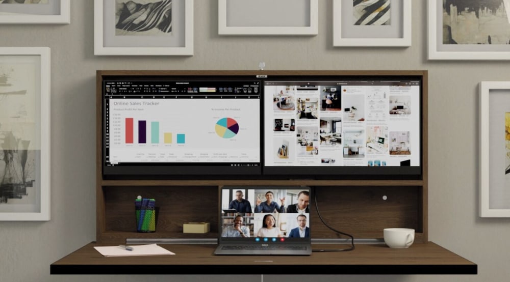 In-room business center