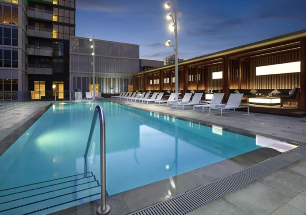 Rooftop pool