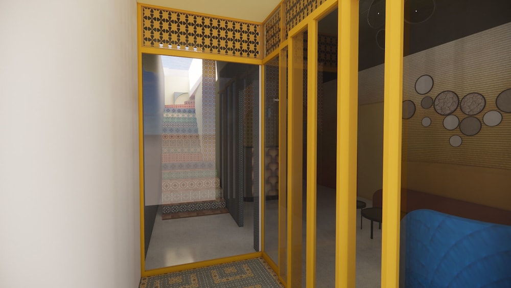 Interior entrance