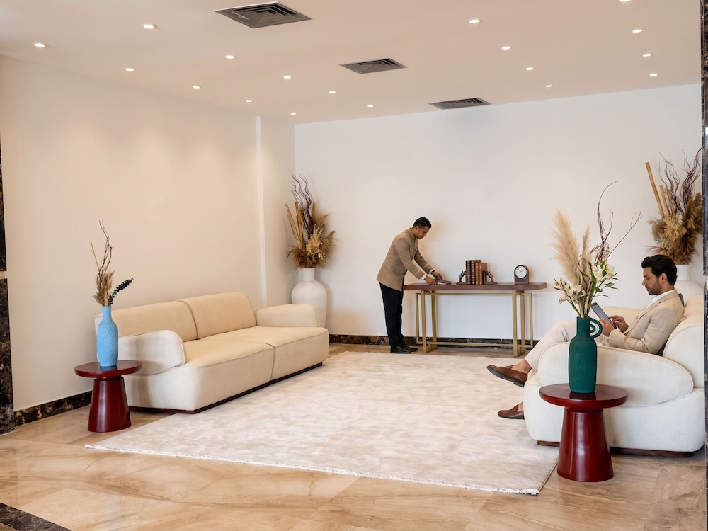 Lobby sitting area