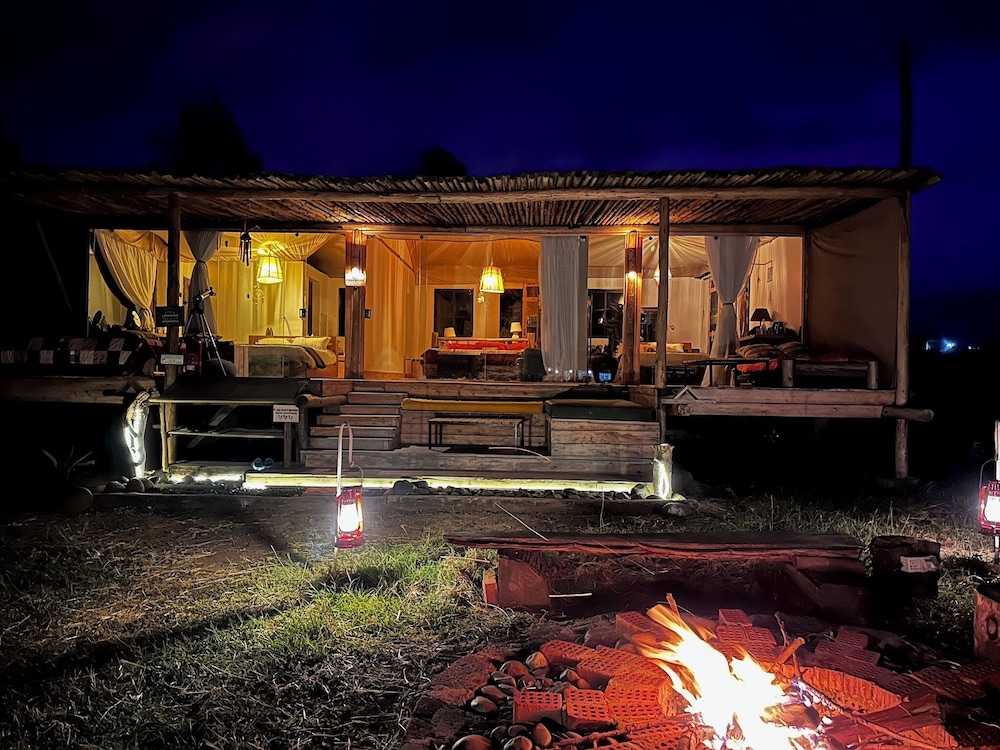 Front of property - evening/night