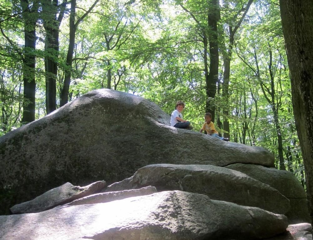 Outdoor rock climbing