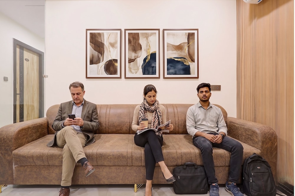 Lobby sitting area