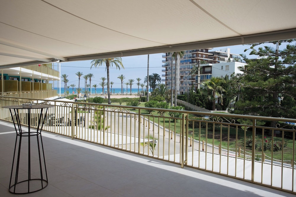 Outdoor banquet area