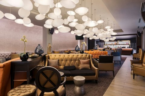 Hotel lounge and bar