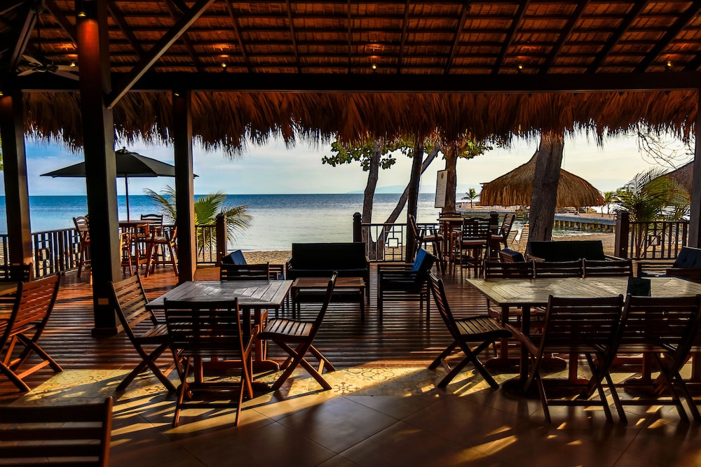 Outdoor banquet area