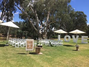thumbnail: Outdoor wedding area