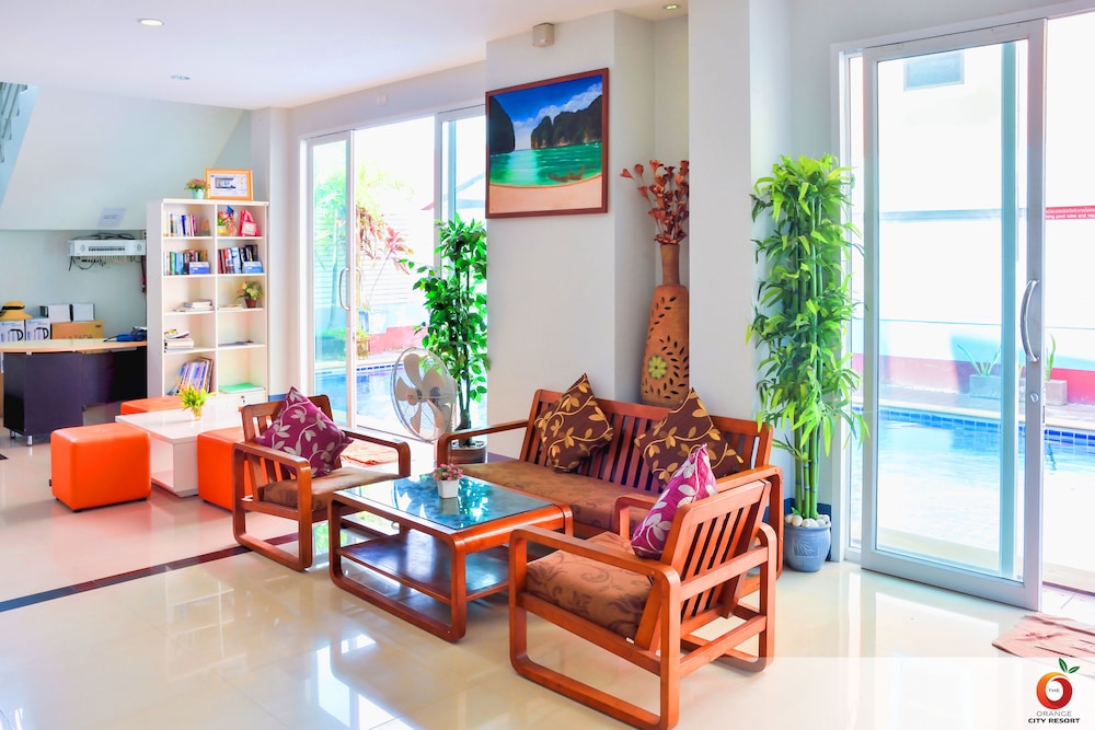 Lobby sitting area