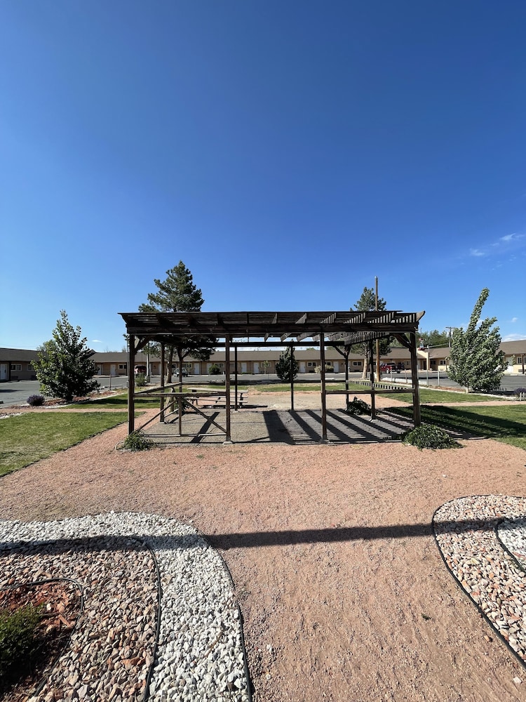 Outdoor banquet area
