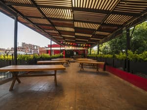 thumbnail: Outdoor banquet area