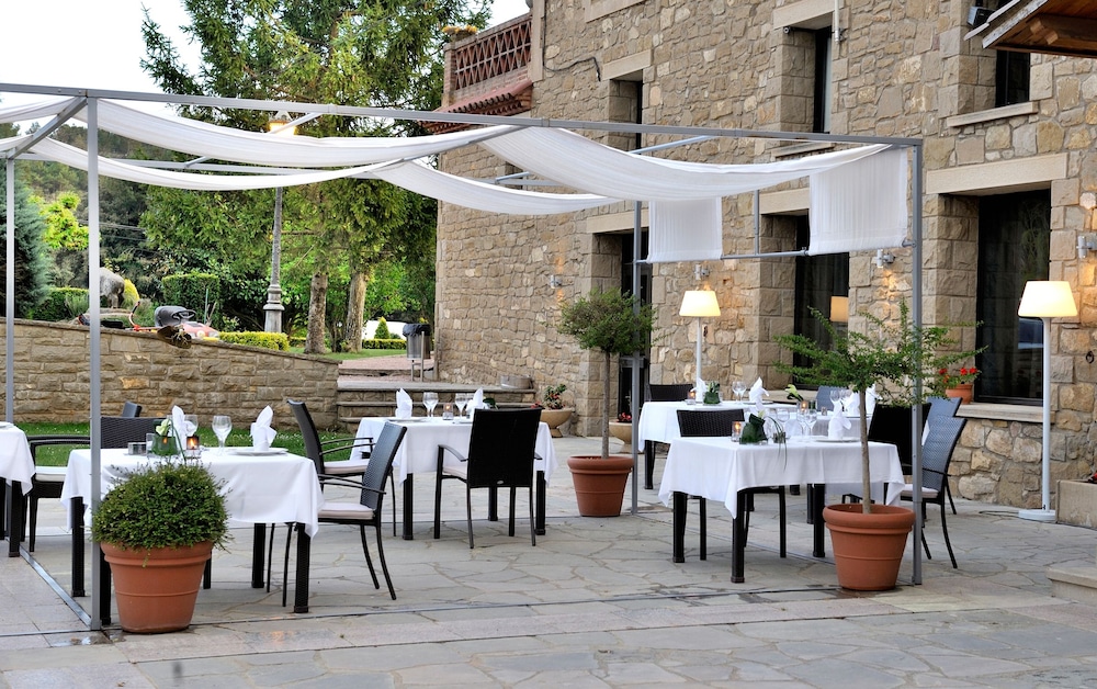 Outdoor wedding area