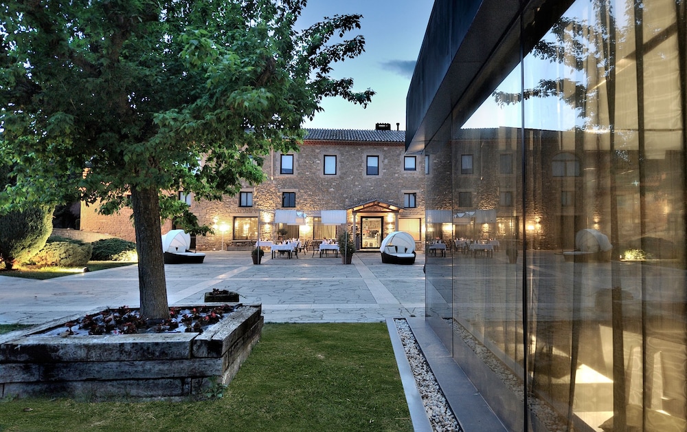 Outdoor wedding area