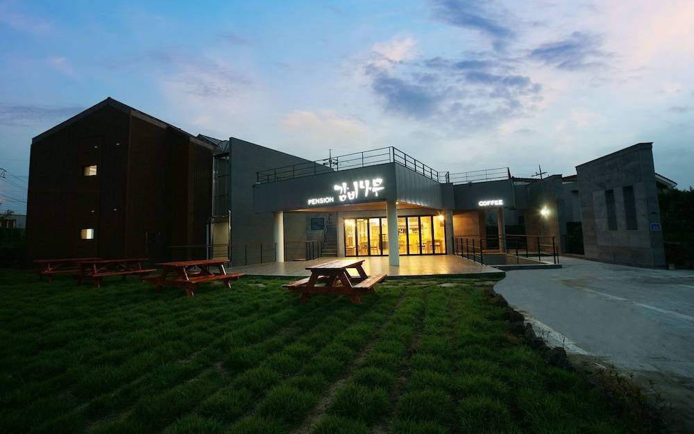 Front of property - evening/night
