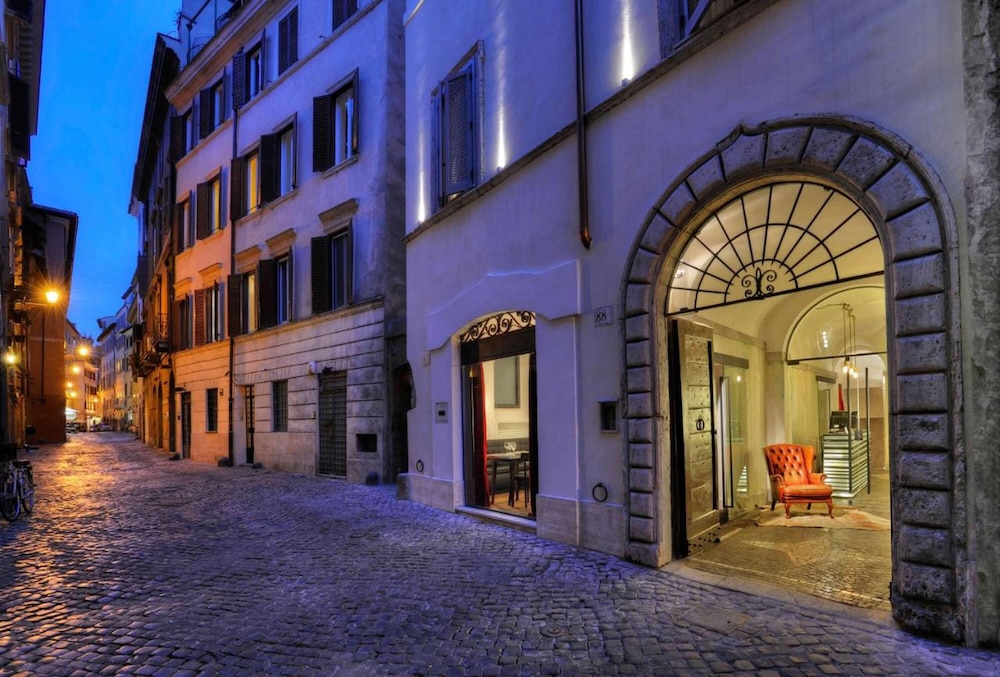 Front of property - evening/night