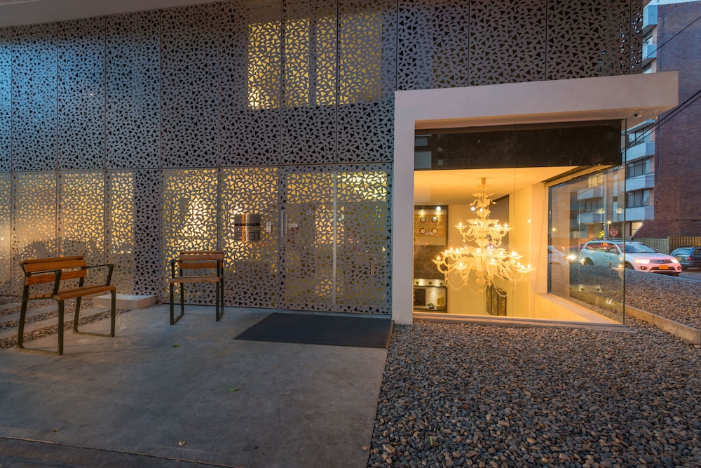 Front of property - evening/night