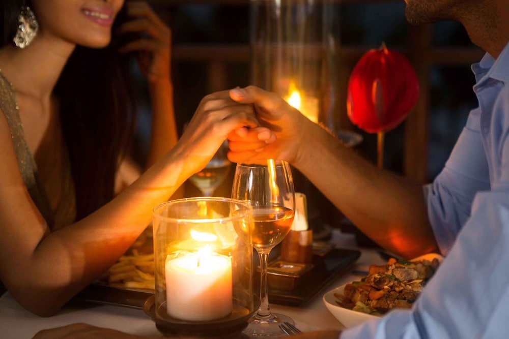 Couples dining