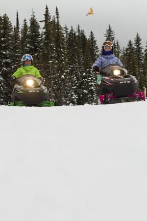thumbnail: Snowmobiling