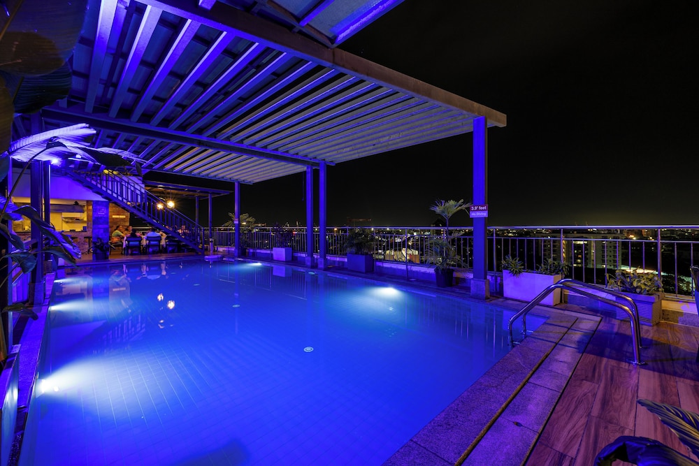 Rooftop pool