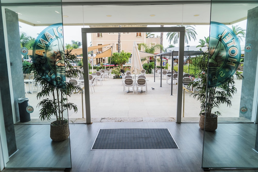 Interior entrance