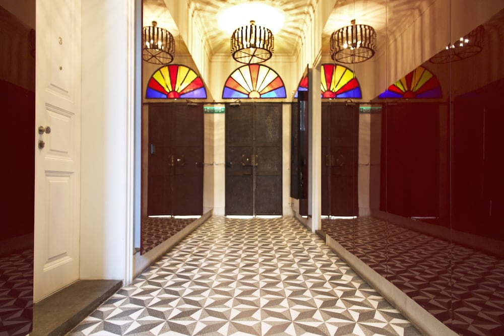 Interior entrance
