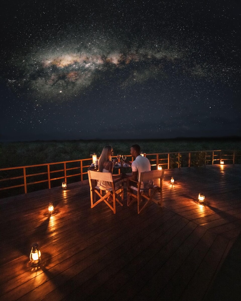 Couples dining